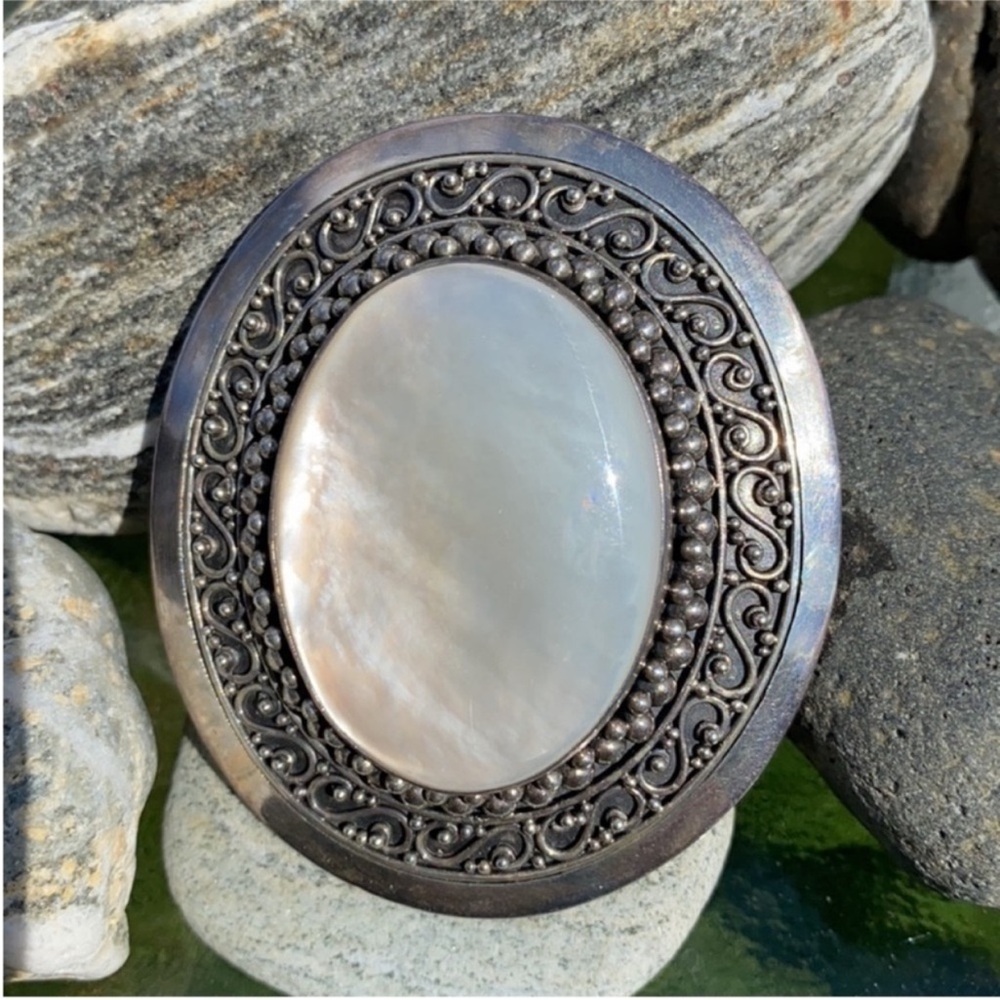 Moonstone Convertible Pendant or Brooch